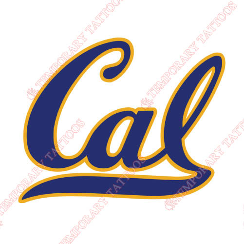 California Golden Bears Customize Temporary Tattoos Stickers NO.4076